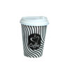 Paper Cup 330ML/Red Stripes/Lid 90mm - Image 2